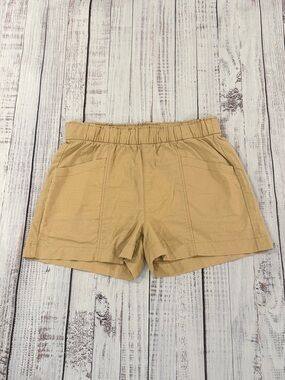 Levi’s Signature Gold Shorts Women’s XXL Tan Waterless Cotton Pull On Pockets